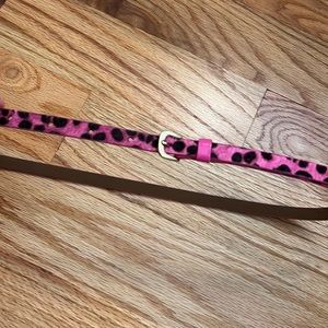 Loft xs belt - faux animal hair